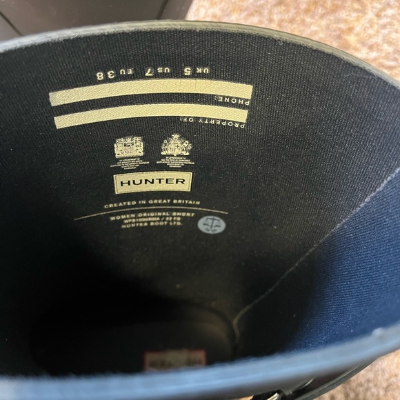 Hunter Women’s Original Short Rain Boots, US size 7, EUC - Picture 11 of 16